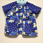 働く乗り物  半袖スモック