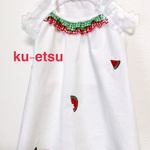 夏本番 すいかのキャミソールワンピース