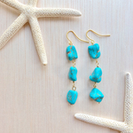 【NEW】in the Sun #１    ターコイズのシンプルピアス