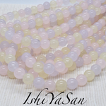 ♡一連38cm♡ 8mm ミルキーメノウ