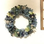 【ご予約品】紫陽花リース（ブルー）