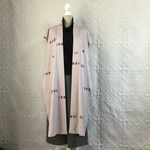 【お家で着物・109㎝・ロングジレ・着物リメイク】