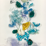 ハーバリウムの花材セット ブルーいろいろ 海