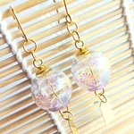 花火*ガラスドーム*風鈴ピアス→イヤリング・樹脂ピアス 変更可
