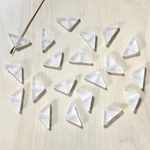 FLOSTED TRIANGLE SPACER BEADS