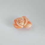 サンゴの薔薇の帯留
