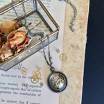 【悠久の仕掛け】歯車のカボションネックレス