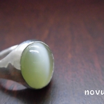 ネフライトキャッツアイのリング