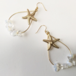 ヒトデ☆ピアス☆14KGF