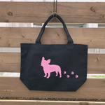 名入れ 足あと付きでカワイイ ♡ 名前入り『お散歩バッグ』犬グッズ