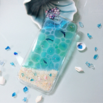 海の日セール！【限定素材使用・完成作品】海柄 海辺のiPhone 7/8ケース