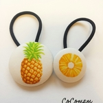 パイナップル🍍ヘアゴムセット☆