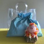 ハワイアンなブタブタのビニールbag【送料無料】