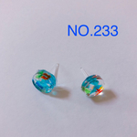 琉球ガラス 樹脂ピアスNO.233