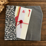 小花柄《ブラック》袱紗