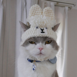アルパカ  猫用帽子  