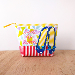 カラフルさんかく　バレエシューズポーチ　little by little 