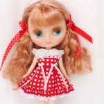 レトロギンガムリボンワンピース☆ミディブライス☆