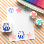 夏だ！海だ！ニャン太はんこセット