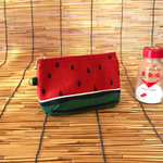 【ご予約品】ぷっくりポーチ(スイカ)