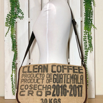 両手が自由！CLEAN COFFEE珈琲豆麻袋★メッセンジャー