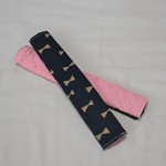 りぼん×ドット ブラックベージュ 水筒ベルトカバー