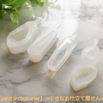 【送料無料】　No.2110　立体クリスタル型モールド　４種類セット　シリコン製