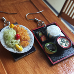 リニューアル再販　トンカツ定食のピアス