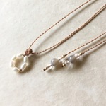 淡水パール macramé ペンダント