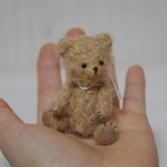 7.2cm くしゃくしゃクマちゃん (ライトブラウン)