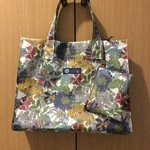 再販 リバティ ラミネートバッグ ミニポーチ付き
