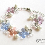 ブレスレット＊紫陽花