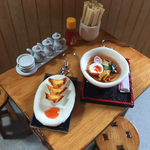 再再販　ラーメン餃子の定食ピアス　