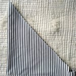 大きめゆったり三角巾  ストライプ