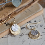 14kgf★Gold×Silver Round Pierce