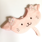 【再販】もこもこどうぶつスタイ(ねこピンク)