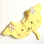 【再販】もこもこどうぶつスタイ(ねこイエロー)