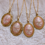aurora cameo necklace