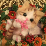 arisa様ご予約品猫のブローチ