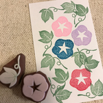 ●再販●朝顔はんこ2点セット★送料無料