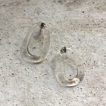 【SALE】【 Ines-68 】クリアリングピアス・イヤリング・樹脂ピアス