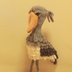【羊毛フェルト】ハシビロコウ  