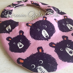  ❁クマのおかおbib＊ピンク❁