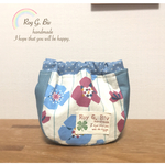 ぽちゃポーチ（ﾊﾞﾈｻｲｽﾞ10cm・ホワイト)