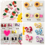 《2個¥500》新生児の赤ちゃんから使えるヘアクリップ ❁︎