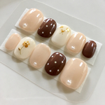 夏セール♪ドット×シェルくまネイル♡シェルネイル