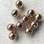 14mmx8 Inport 軽量アクリル ラウンドビーズ KCゴールド