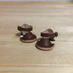 オビツ11 サイズ  ストラップサンダル 茶