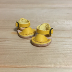オビツ11 サイズ  ストラップサンダル イエロー