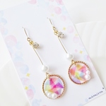虹色＊サークルピアス＊Rainbow